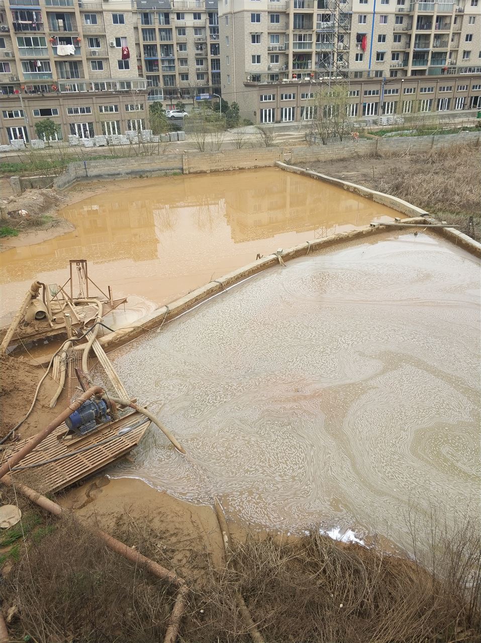 东平沉淀池淤泥清理-厂区废水池淤泥清淤